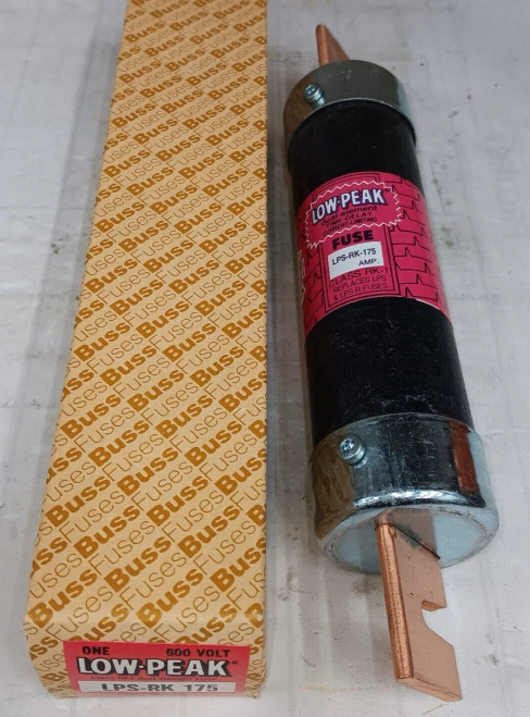 NEW BUSSMAN 175 AMP FUSE CLASS RK1 600 VAC LPS-RK-175