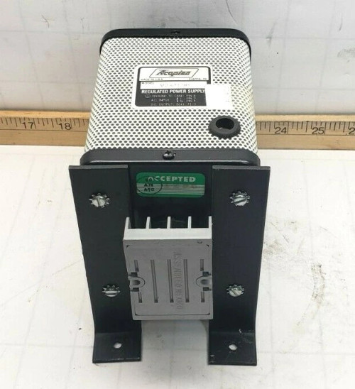 ACOPIAN REGULATED POWER SUPPLY 105-125 VAC IN 24 VDC OUT 8 PIN MODEL V24J100