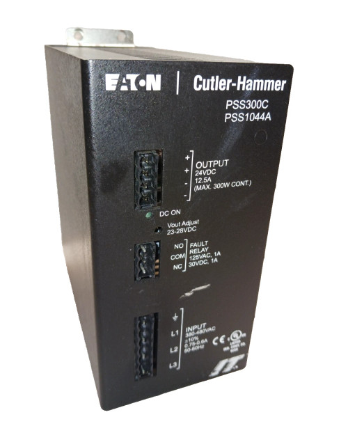 Eaton / Cutler-Hammer Power Supply 380-480 VAC In 24 VDC Out PSS300C / PSS1044A