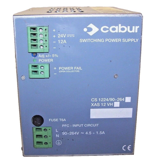 Cabur Switching Power Supply CS 1224/90÷264 XAS 12 VH