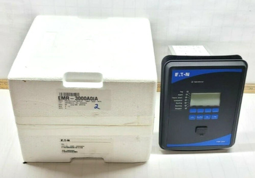 New Eaton EMR-3000 Motor Protection Relay 250 VAC 1 Or 3 Phase EMR-3000A0IA