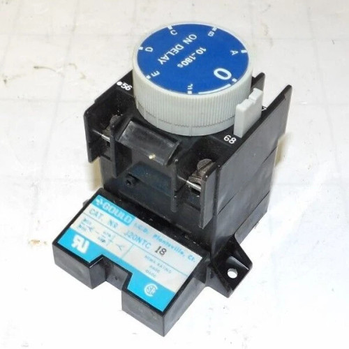 NEW GOULD ITE 10-180 SECOND PNEUMATIC TIMING CONTROL RELAY 600 VAC J20NTC18