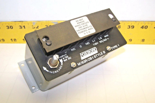 Foxboro Safety Relay M/63R-OB-I Style B Type 1