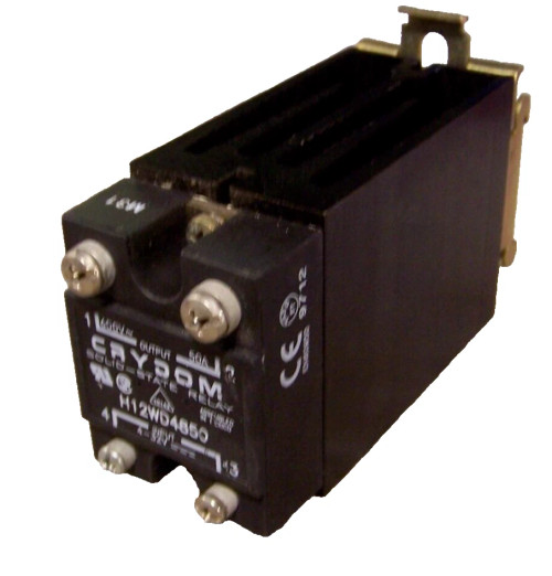 CRYDOM SOLID STATE RELAY WITH HEAT SINK 600 VOLT 50 AMP H12WD4850