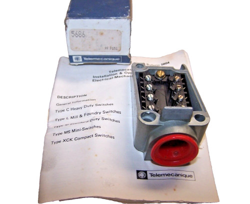 NEW TELEMECANIQUE BACK END ASSEMBLY FOR LIMIT SWITCH 5686
