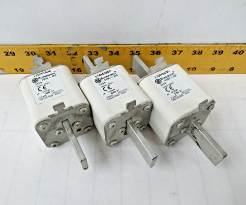 3) BUSSMANN 315 AMP HIGH SPEED FUSES 690V 170M5806 LOT OF 3