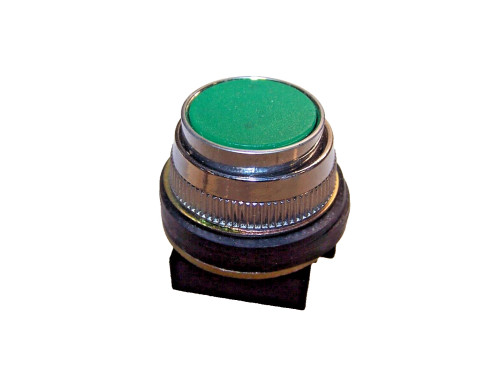 NEW AEG GREEN FLUSH MOUNT PUSH BUTTON SWITCH 30/PR3