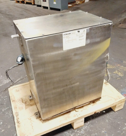 DONGAN 30 KVA HEAT TRACE TRANSFORMER 480 DELTA HV 208Y/120 LV 3Ø 76-0330SH-HL4X