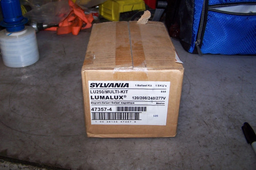 NEW SYLVANIA 250W HPS CORE & COIL BALLAST KIT LU250/MULTI-KIT 120/277V 47357-4