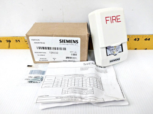 New Siemens SLSWW-F White Wall Mount LED Strobe S54329-F25-A2