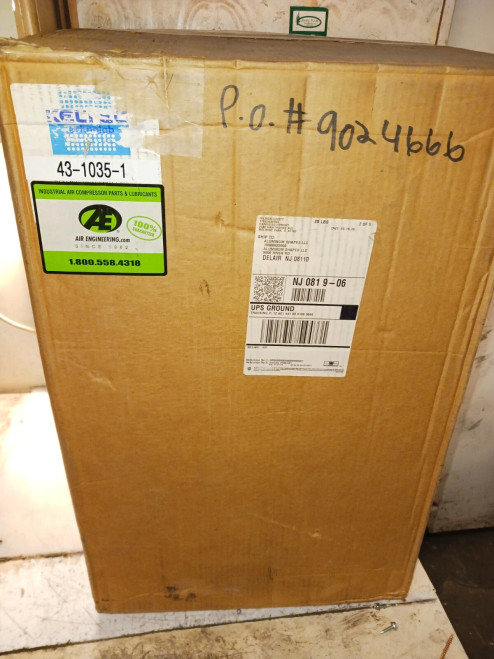 NEW LEROI COMPAIR 43-1035-1 AIR OIL SEPERATOR