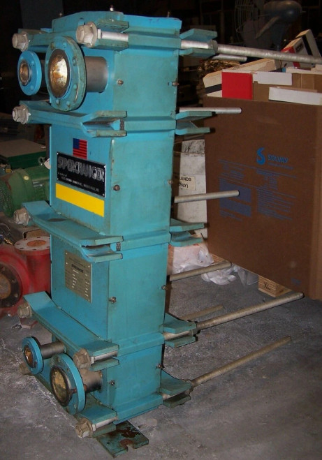 SUPERCHANGER STAINLESS STEEL PLATE HEAT EXCHANGER 222 SQ/FT UX-216-HP-57