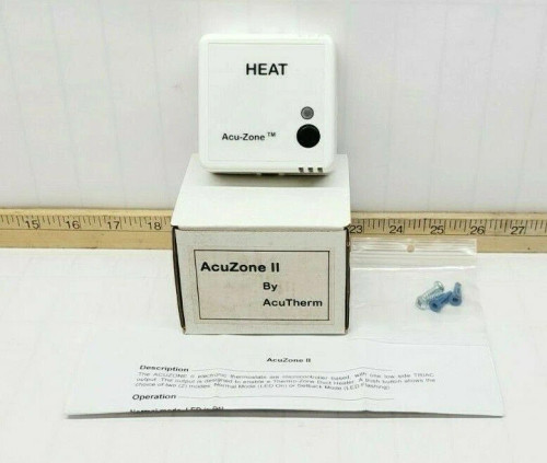 NEW ACUTHERM ACU-ZONE II ELECTRONIC THERMOSTAT FOR THERMO-ZONE DUCT HEATERS