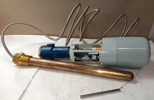NEW WATSON MCDANIEL W91 / PTRPSPT14 PRESSURE REGULATOR 255-370ºF TEMP RANGE