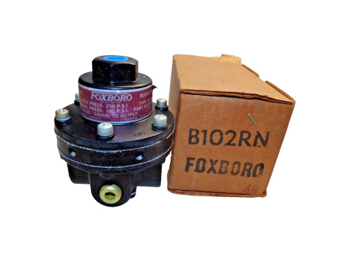 NEW FOXBORO 1/4" NPT BOOSTER VALVE B102RN TYPE 20 250 PSI MAX