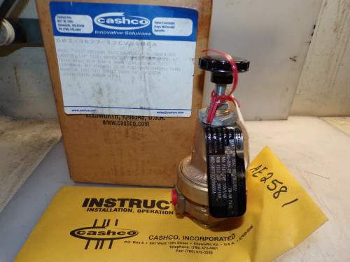 NEW CASHCO 1/4" BRONZE MODEL 3381 PRESSURE REDUCING REGULATOR 6B2-3B27-12CV0000A