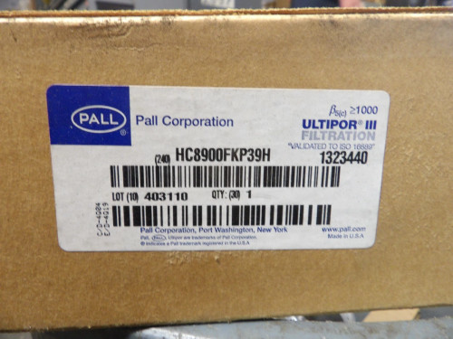 NEW PALL HYDRAULIC FILTER ELEMENT 3 µ 1000 PER ISO 363 PSID CRUSH HC8900FKP39H