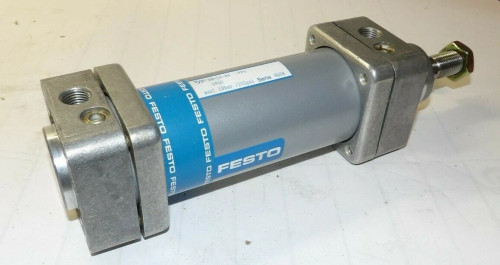 NEW FESTO PNEUMATIC CYLINDER 50MM BORE 80MM STROKE 10 BAR 145Psi DN-50-80-PPV