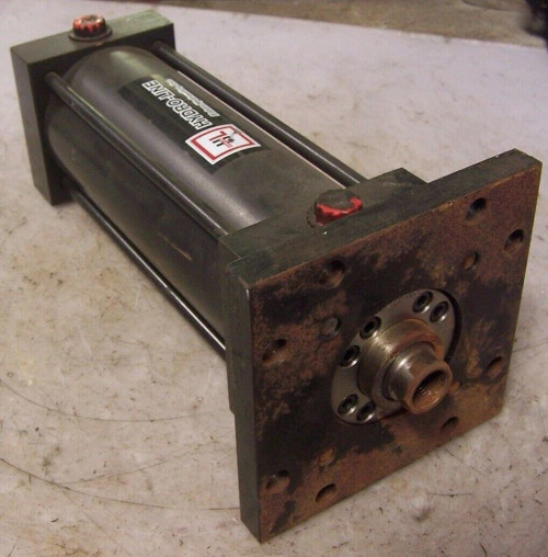 NEW EATON HYDRO-LINE PNEUMATIC CYLINDER 3-1/4" BORE 7" STROKE 1/2" NPT 1" ROD