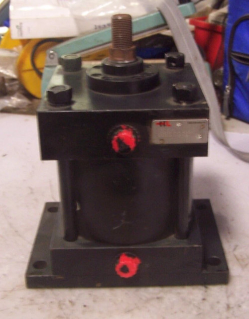 NEW EATON HYDRO-LINE PNEUMATIC CYLINDER 5" BORE 2" STROKE 1/2" NPT 1" ROD