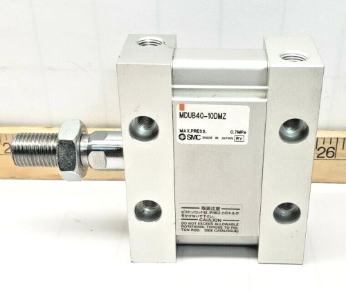 New SMC Compact Plate Pneumatic Cylinder 40mm X 10mm 0.7 MPa MDUB40-10DMZ