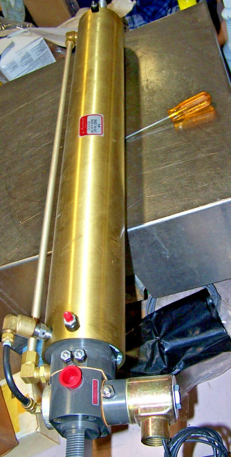 New Allenair Pneumatic Cylinder 3" Bore 22" Stroke 120 Volt Model CV 3X22
