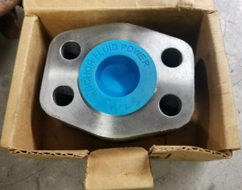 NEW ANCHOR FLUID POWER W59-20-20 FLAT SOCKET WELD PIPE 1-1/4" 4 BOLT FLANGE