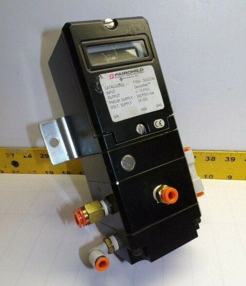 FAIRCHILD PNEUMATIC TRANSDUCER 24 VDC 200 PSIG T7900-D0502ON