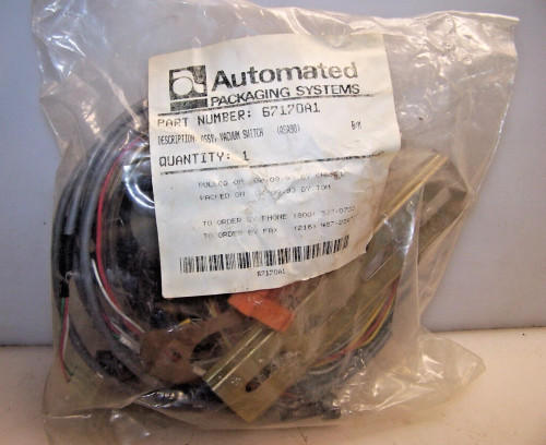 NEW AUTOMATED SYSTEMS VACUUM SWITCH ASSEMBLY 6717OA1 / 67170A1