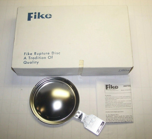 NEW FIKE 4" HOV BT RUPTURE DISC 91.67 PSIG @ 72° F/73.69 @ 302° F 9613877