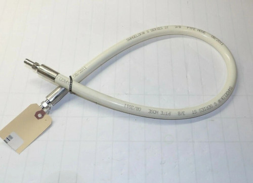 NEW SWAGELOK SMOOTH BORE 36" SS PTFE HOSE - 3/8" TUBE ADAPTERS SS-ST6TA6TA6-36