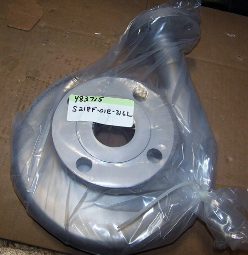 NEW ALFA LAVAL 2" X 1-1/2" 316 STAINLESS STEEL PUMP HOUSING S218F-01E-316L