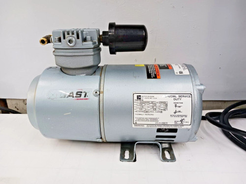 GAST 1/4 HP AIR COMPRESSOR / VACUUM PUMP 100 PSI 115V 2HAH-24-M200X