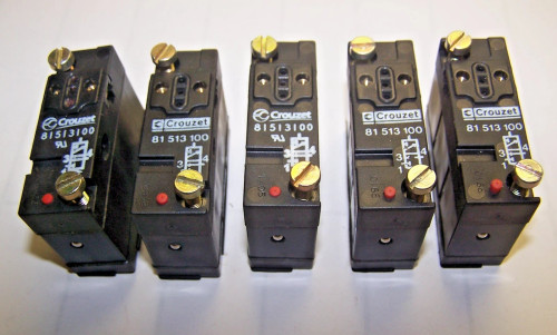 5) Crouzet Directional Control Valve 81513100 LOT OF 5