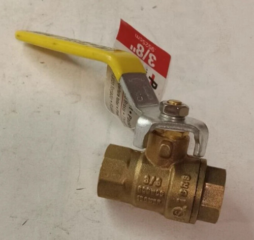 NEW BK PROLINE BRASS BALL VALVE FULL PORT 3/8 THREADED 600 PSI 150 WSP 107-822NL