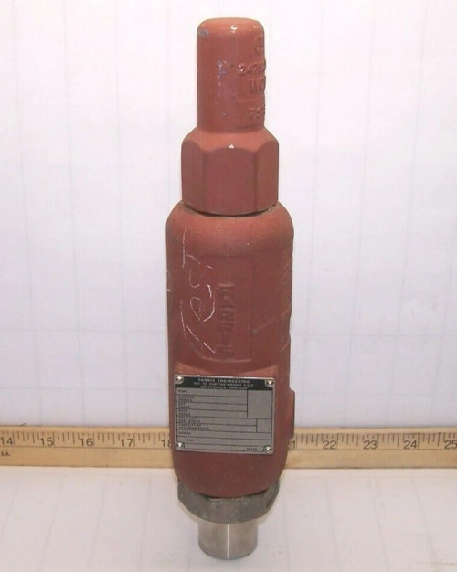 Farris Engineering Relief Valve 50 PSIG 76 SCFM 1/2" X 1" 27CC13-F20