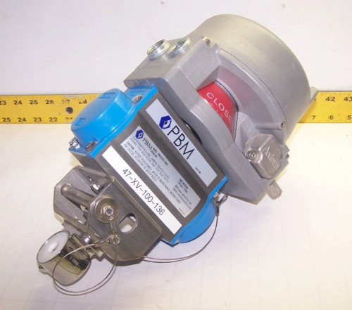 PBM 1/2" SANITARY PNEUMATIC ACTUATED BALL VALVE PAVCL253S-0063