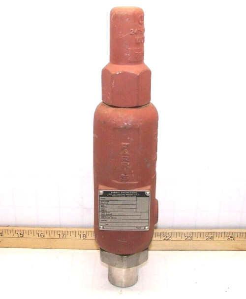 Farris Engineering Relief Valve 20 PSIG 75 SCFM 27DC13-F20 1/2" X 1"