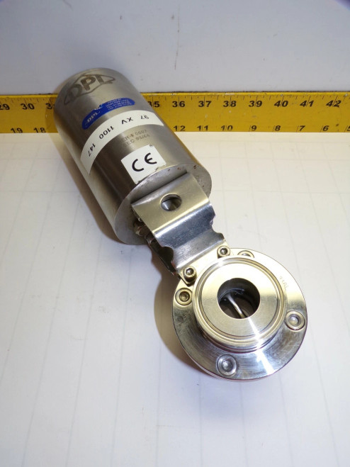 DAIRY PIPE LINE (DPL) DIR EEC 93/44 ACTUATOR W/ VALVE DIR 97/23 SEP TRI-CLAMP