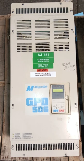 MAGNETEK GPD506V-B065 50 HP AC VFD 3-PHASE 380-460 VAC IN 0-400 HZ OUT