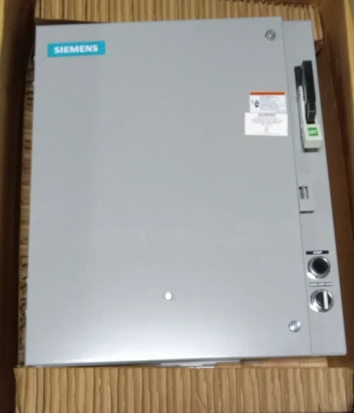 NEW SIEMENS SIZE 1 PUMP CONTROL PANEL FUSIBLE 3Ø 600 VAC 120/240 V COIL 87DUD6FA