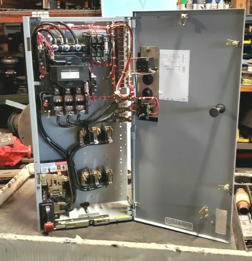 NEW GE 8000 SERIES SIZE 3 FUSED MOTOR CONTROL BUCKET 480 VAC FVNR CR306E0**LVH