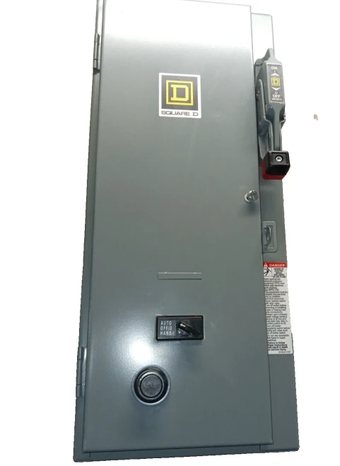 NEW SQUARE D 8538SBG63V80CFF4T COMBO MOTOR STARTER SIZE 0 FUSIBLE 30 AMP 1 PHASE