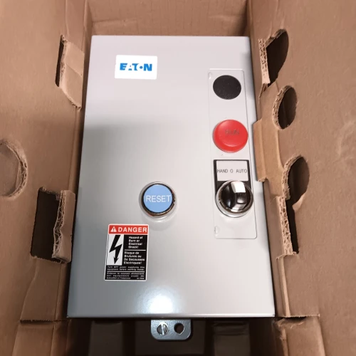 NEW EATON ECN05A1AJA SIZE 00 ENCLOSED MOTOR STARTER 120V COIL AN19DN0 W/ C440