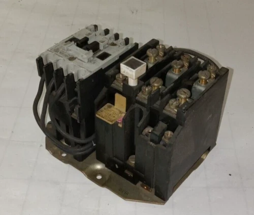 ALLEN BRADLEY SIZE 00 FVNR STARTER 60A 3Ø 600 VAC 2 HP MAX 120 V COIL 509-TOD B