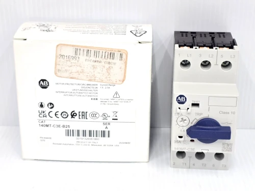 New Allen Bradley 140MT-C3E-B25 Series A Motor Protector Circuit Breaker