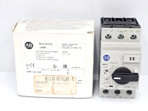 New Allen Bradley 140M-C2E-B25 Series D Motor Protector Circuit Breaker