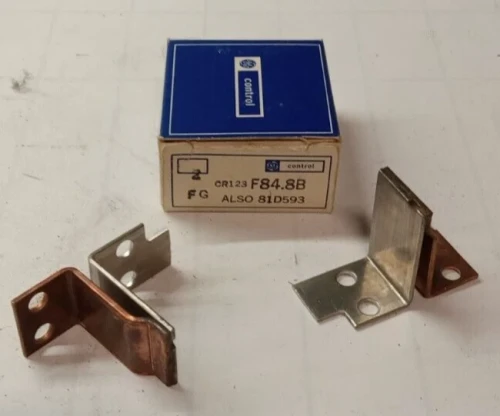 2) NEW GE THERMAL OVERLOAD RELAY / HEATERS CR123F84.8B 81D593 LOT OF 2