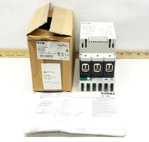 New Eaton 30 HP Soft Starter 200-460 VAC In 3 Phase 24 VDC Out DS6-340-22K-MX
