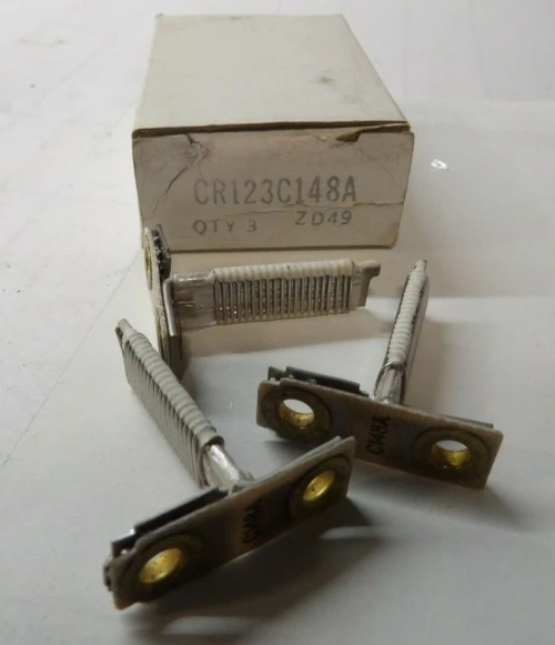 3) NEW GE C148A THERMAL OVERLOAD HEATING ELEMENTS CR123C148A LOT OF 3